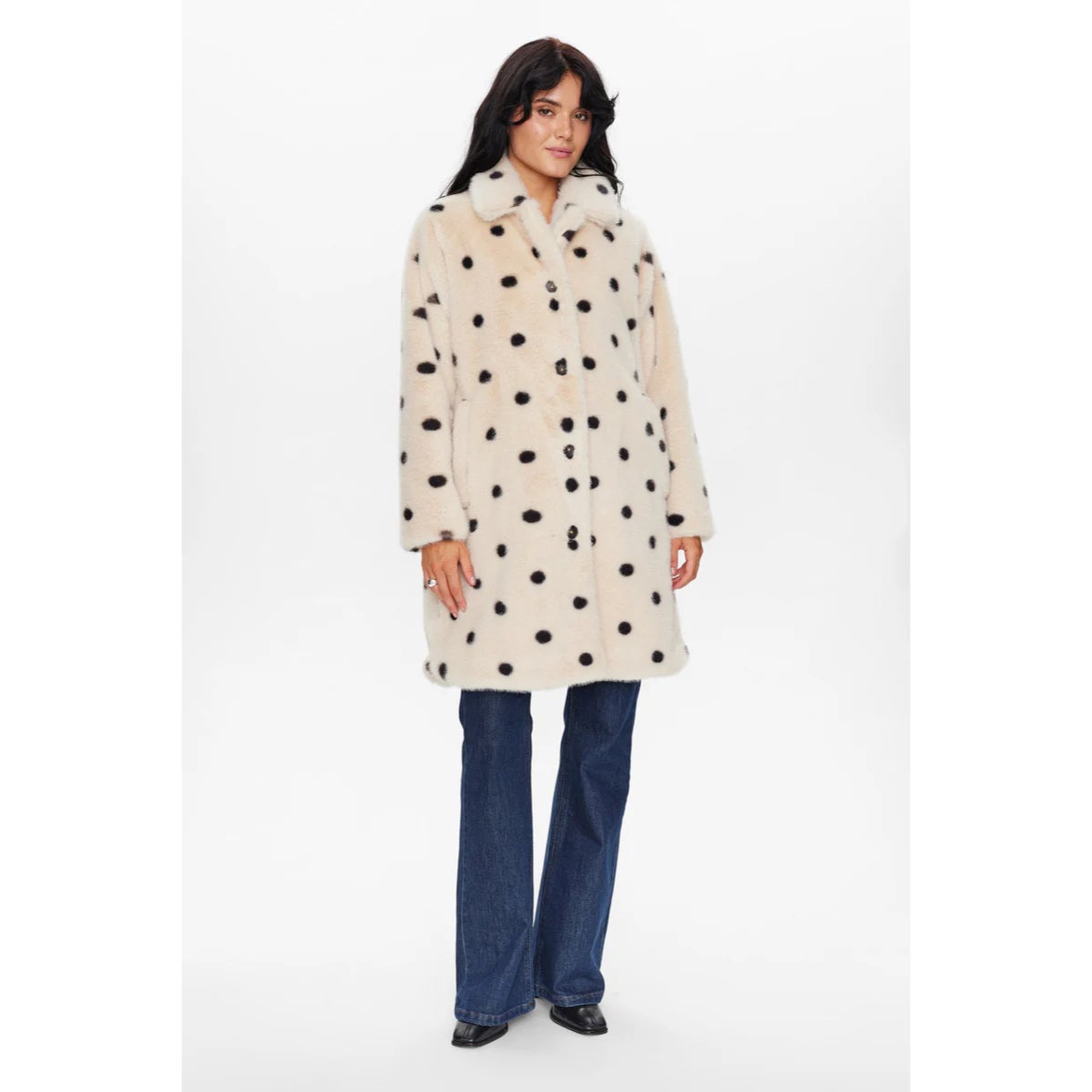 Numph NuFlotta Polka Dot Coat Belle La Vie